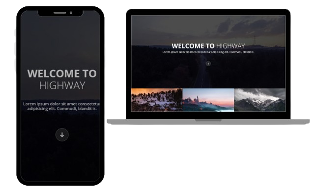 Une landing Page HTML, CSS responsive mobile first